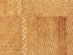 Plaid FIROZABAD Bomuld 130 x 180 cm Orange