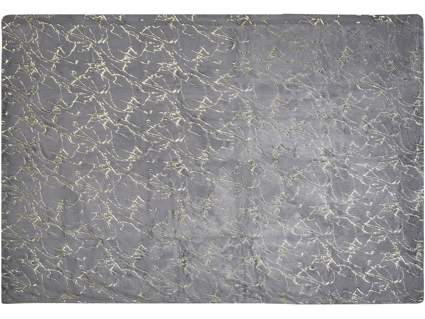Plaid GODAVARI 130 x 180 cm Grå