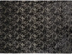 Plaid GODAVARI 130 x 180 cm Sort