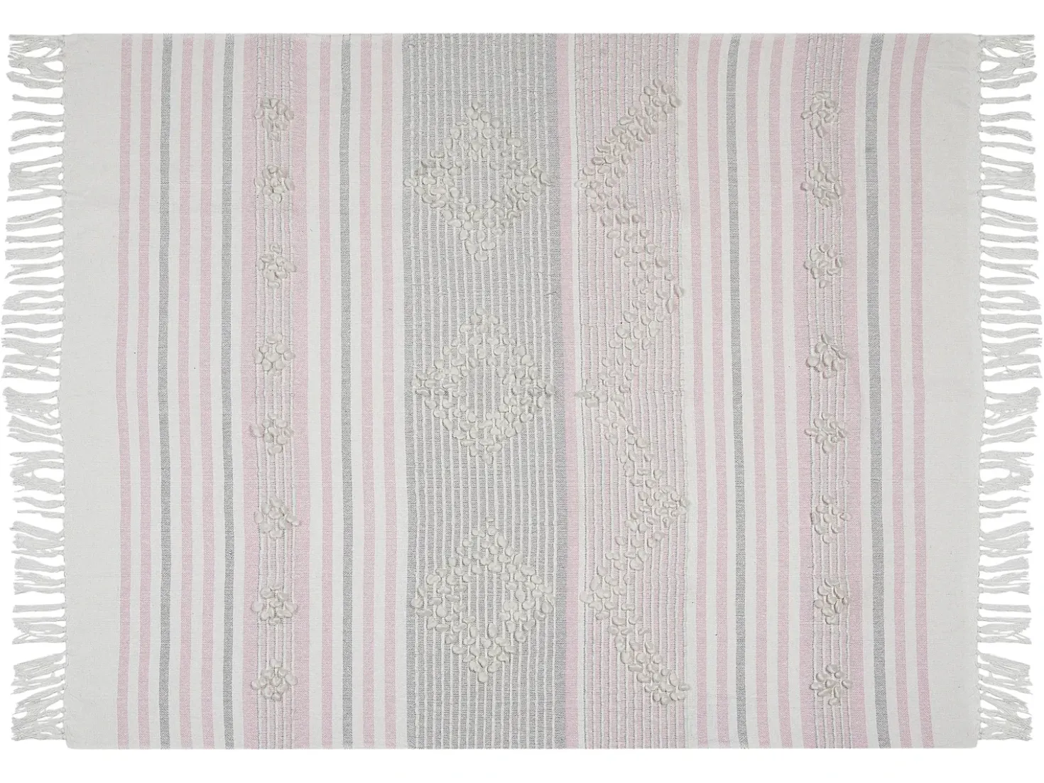 Plaid KAMAN 125 x 150 cm Lyserød