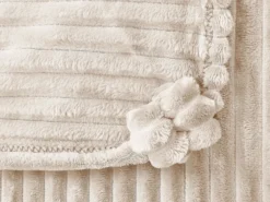 Plaid KAWERI 150 x 200 cm Beige