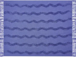 Plaid KHARI Bomuld 125 x 150 cm Lilla