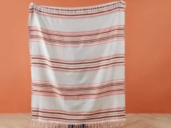 Plaid MAGAR 130 x 170 cm Beige