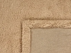 Plaid MIRGE 125 x 150 cm Sand Beige