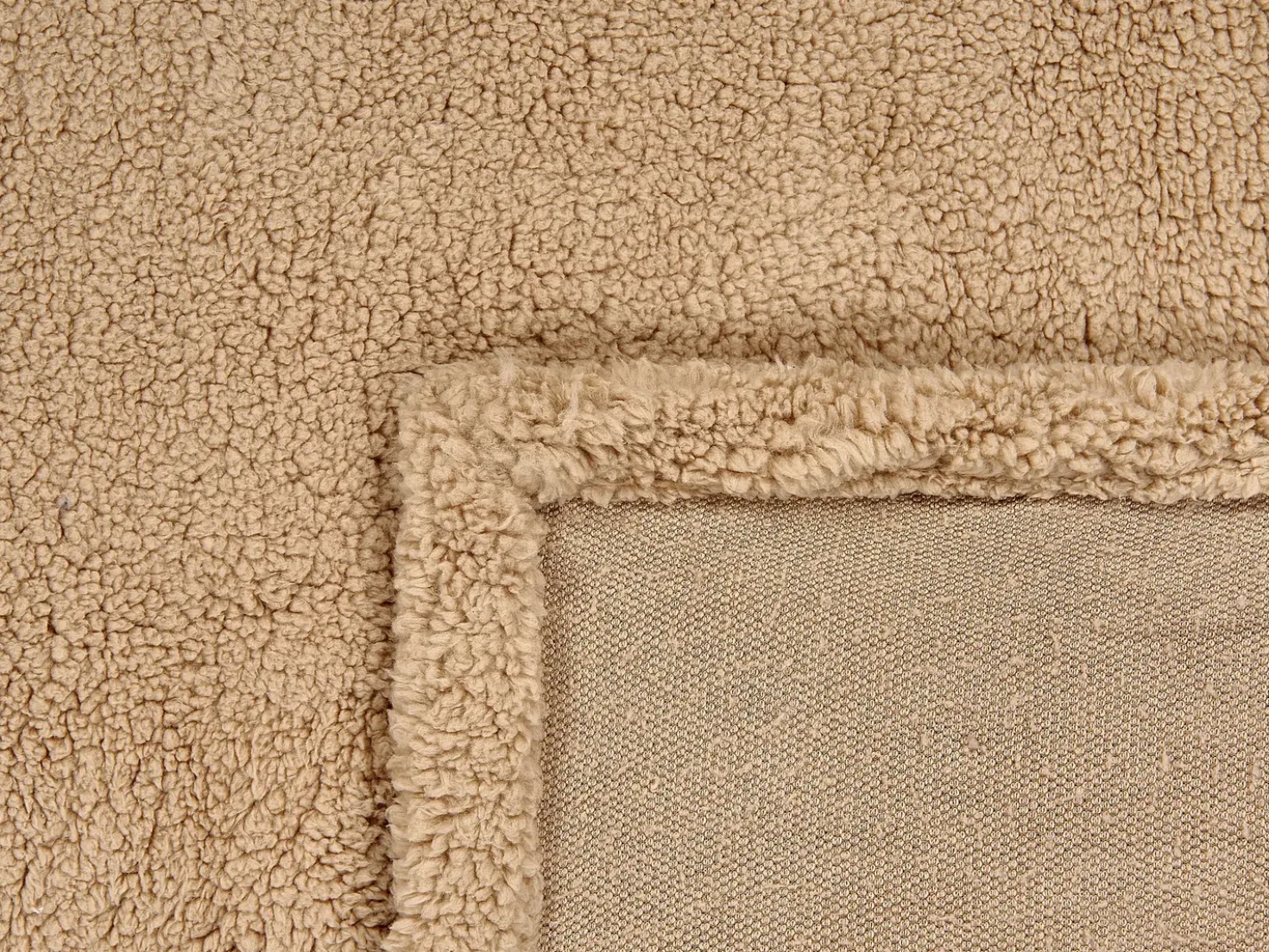 Plaid MIRGE 125 x 150 cm Sand Beige
