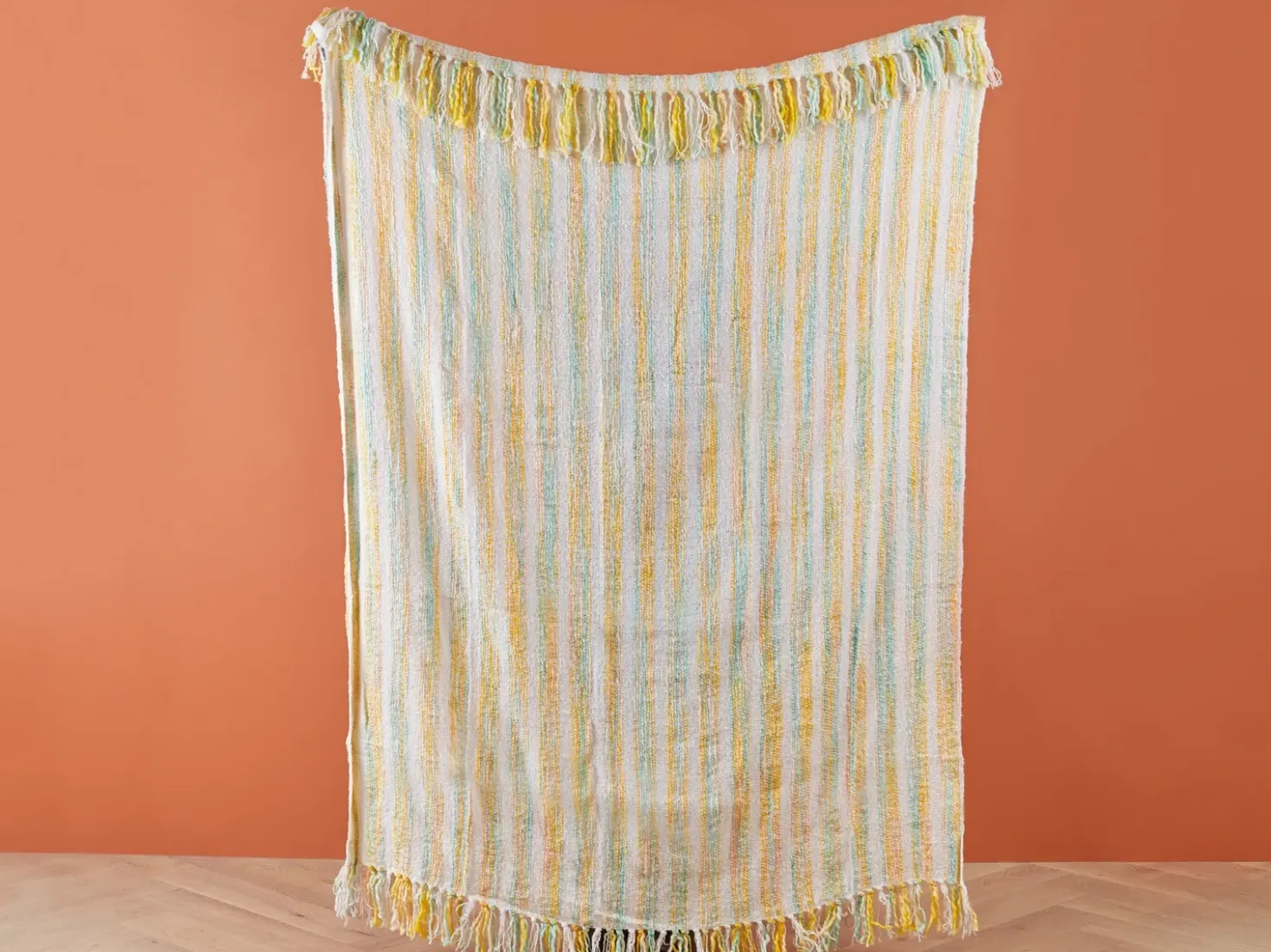 Plaid NUWAR 130 x 170 cm Gul