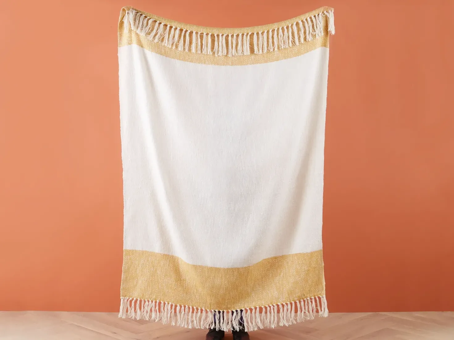 Plaid SALME 130 x 170 cm Beige