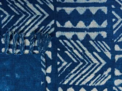 Plaid SHIVPURI Bomuld 130 x 180 cm Blå