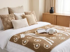 Plaid SIDDHA 130 x 170 cm Brun
