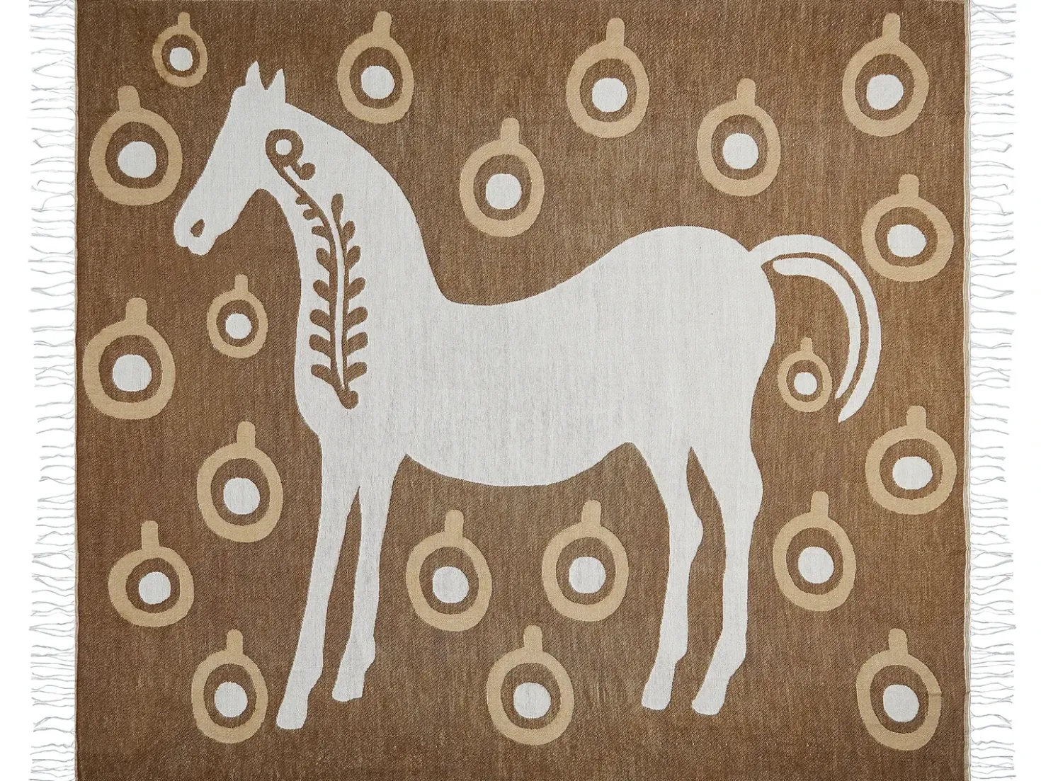 Plaid SIDDHA 130 x 170 cm Brun