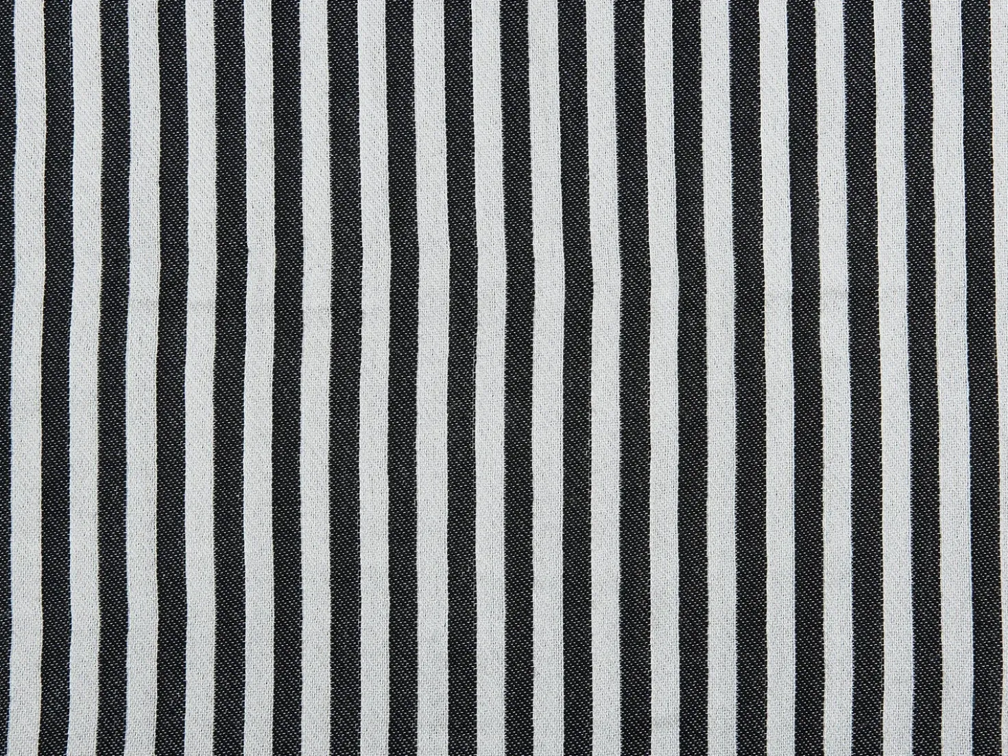 Plaid SUNWAL 130 x 170 cm Sort/hvid