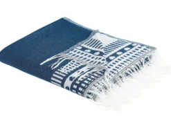 Plaid TARLAY 130 x 170 cm Blå