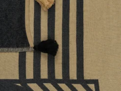 Plaid THAPREK 130 x 170 cm Beige