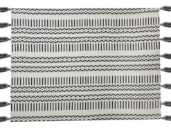 Plaid UNNAO Bomuld 130 x 180 cm Hvid