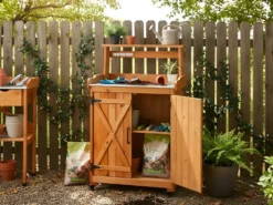 Plantebord ALTOLIA Ædelgran 119 cm 70 cm Brun
