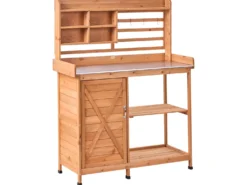 Plantebord MELDOLA Ædelgran 149 cm 113 cm Lysebrun