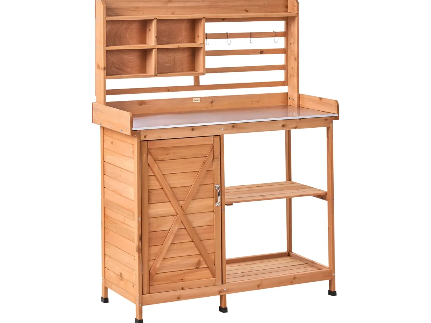 Plantebord MELDOLA Ædelgran 149 cm 113 cm Lysebrun