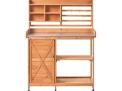 Plantebord MELDOLA Ædelgran 149 cm 113 cm Lysebrun