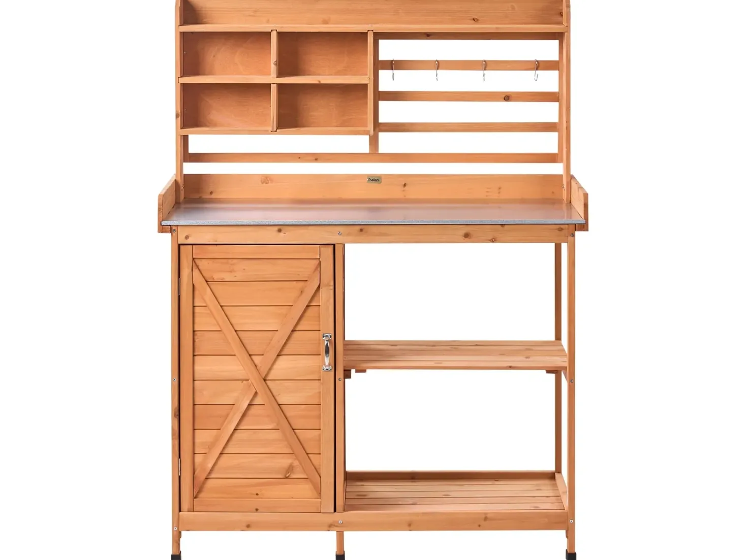 Plantebord MELDOLA Ædelgran 149 cm 113 cm Lysebrun