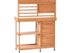 Plantebord MELDOLA Ædelgran 149 cm 113 cm Lysebrun
