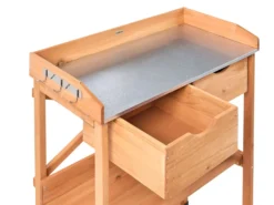 Plantebord RAVANUSA Ædelgran 89 cm 77 cm Lysebrun