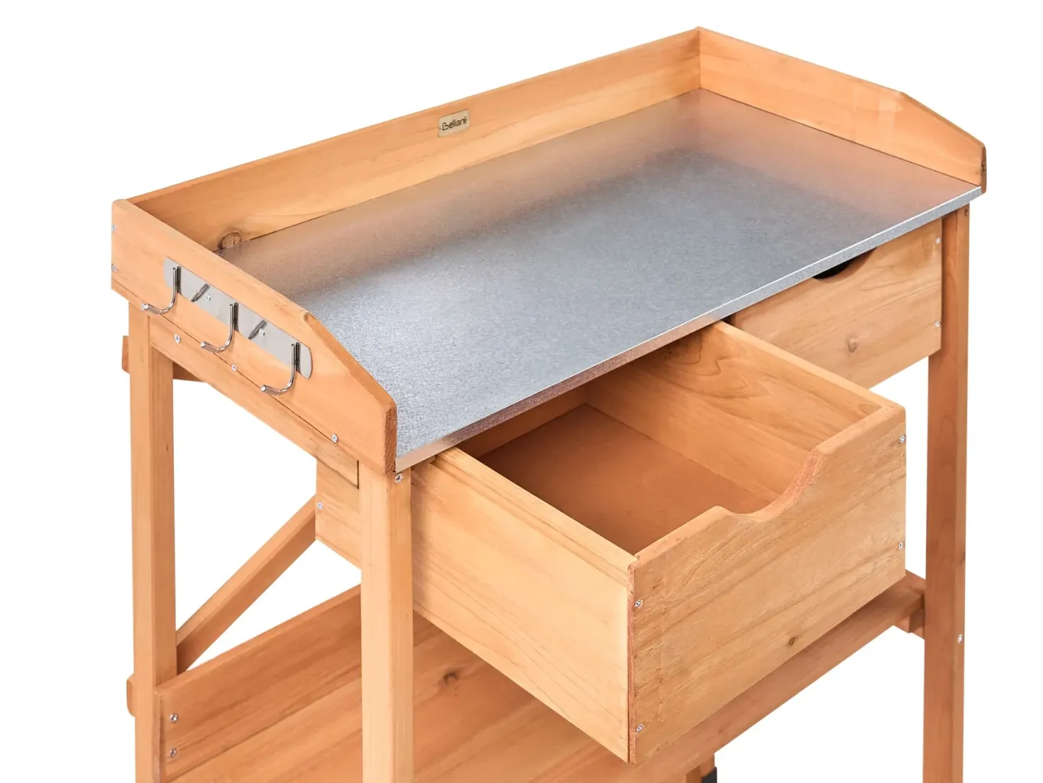 Plantebord RAVANUSA Ædelgran 89 cm 77 cm Lysebrun