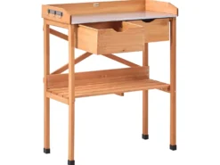 Plantebord RAVANUSA Ædelgran 89 cm 77 cm Lysebrun