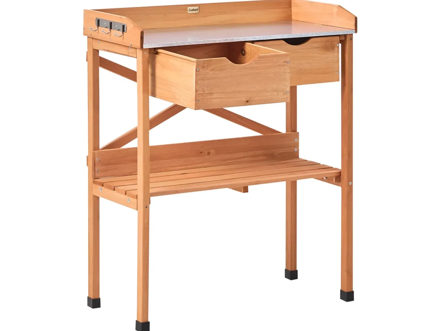 Plantebord RAVANUSA Ædelgran 89 cm 77 cm Lysebrun