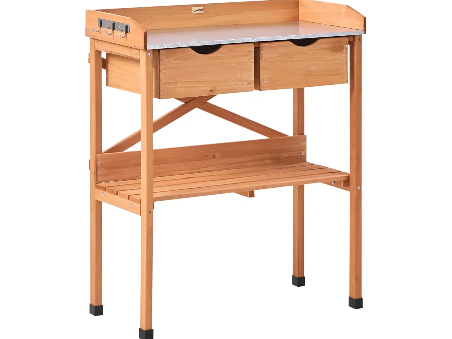 Plantebord RAVANUSA Ædelgran 89 cm 77 cm Lysebrun