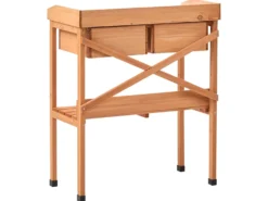 Plantebord RAVANUSA Ædelgran 89 cm 77 cm Lysebrun
