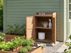 Plantebord TEREVILLE Ædelgran 100 cm 67 cm Brun