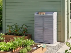 Plantebord TEREVILLE Ædelgran 100 cm 67 cm Grå