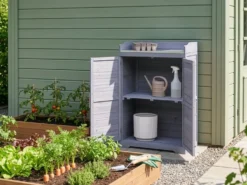 Plantebord TEREVILLE Ædelgran 100 cm 67 cm Grå