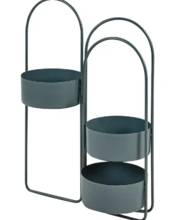Plantestativ COLUTENA Metal 56 cm Mørkeblå
