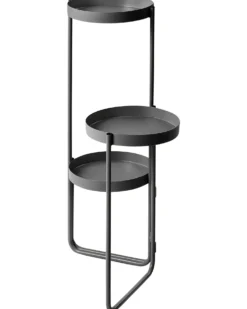 Plantestativ FRAGARIA Metal 42 cm Sort