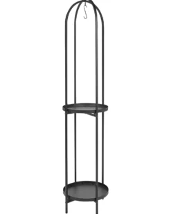 Plantestativ TAMARIX Metal 35 cm Sort