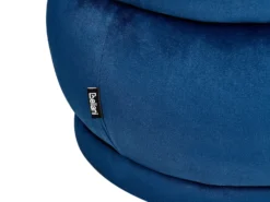 Polstret bænk ELLENDALE Velour Navy Blå