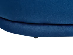 Polstret bænk ELLENDALE Velour Navy Blå