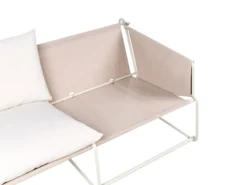 PONTE 4 personers havesofasæt Lys Beige Metal