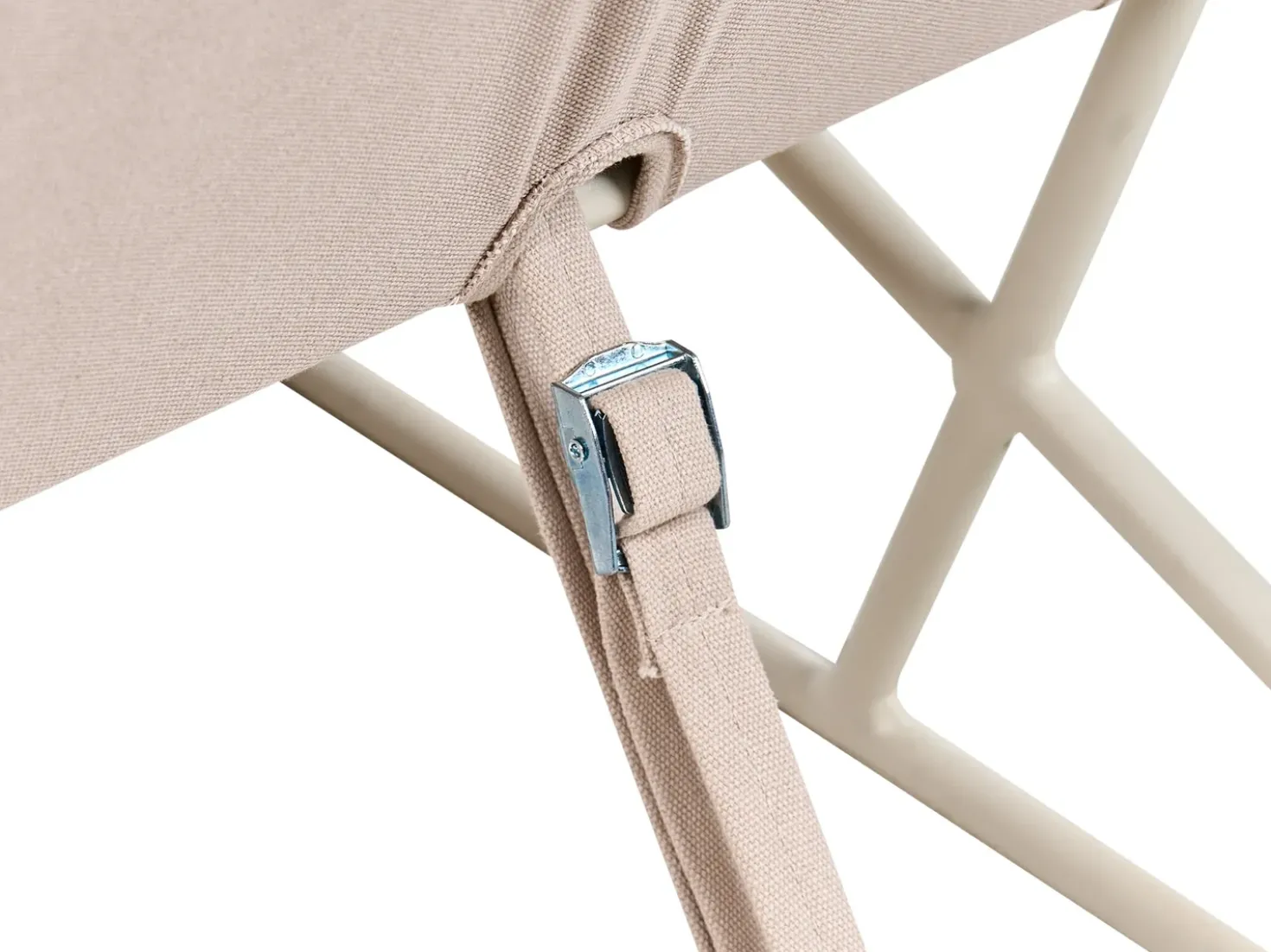 PONTE 4 personers havesofasæt Lys Beige Metal