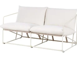 PONTE 4 personers havesofasæt Lys Beige Metal
