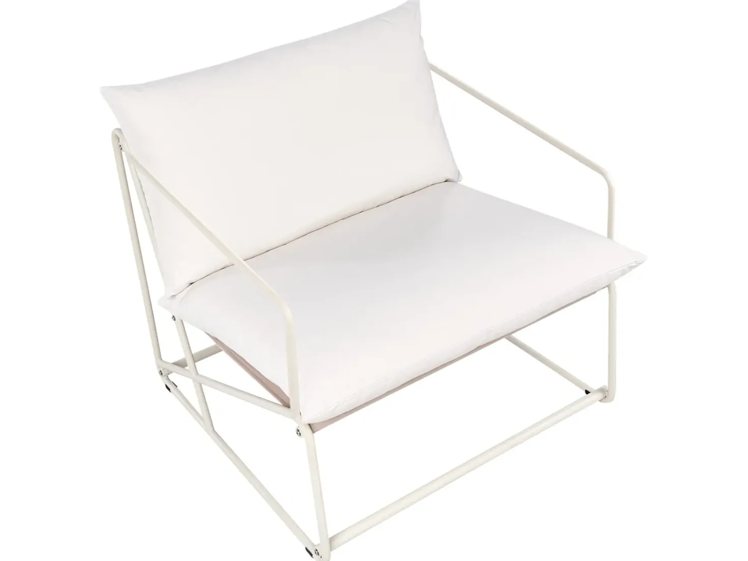 PONTE 4 personers havesofasæt Lys Beige Metal
