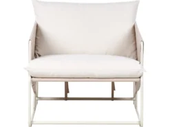 PONTE 4 personers havesofasæt Lys Beige Metal