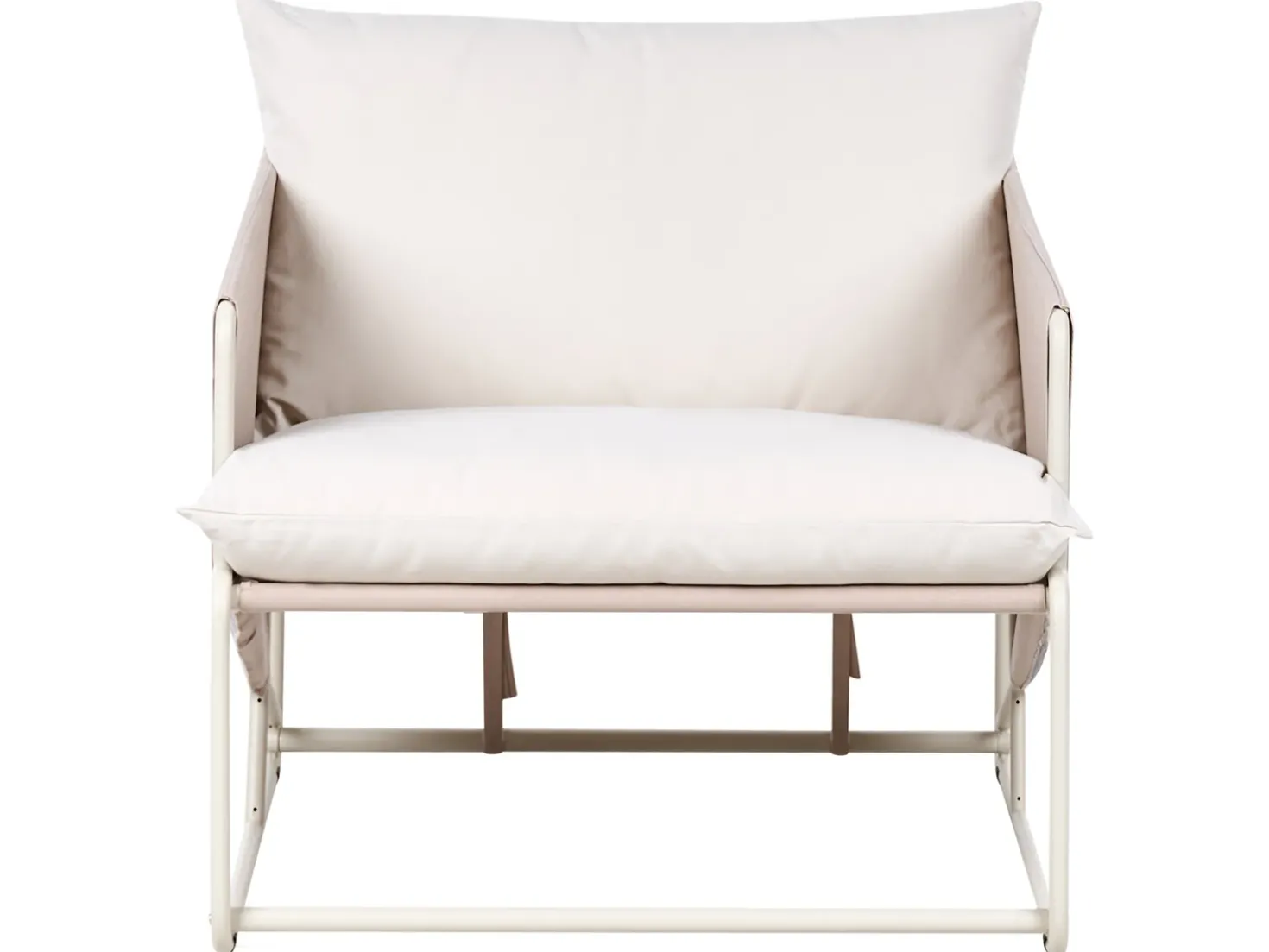 PONTE 4 personers havesofasæt Lys Beige Metal