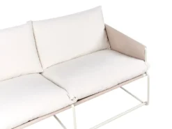 PONTE 3 personers havesofasæt Lys Beige Metal