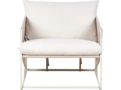 PONTE 3 personers havesofasæt Lys Beige Metal