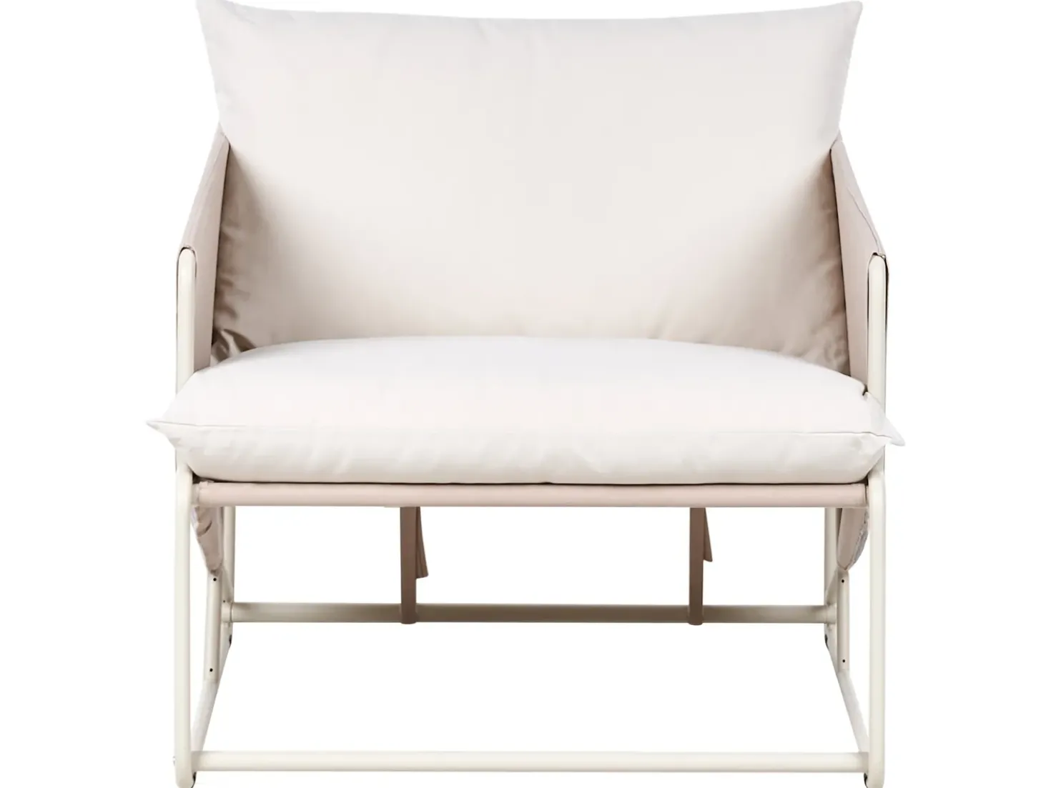 PONTE 3 personers havesofasæt Lys Beige Metal