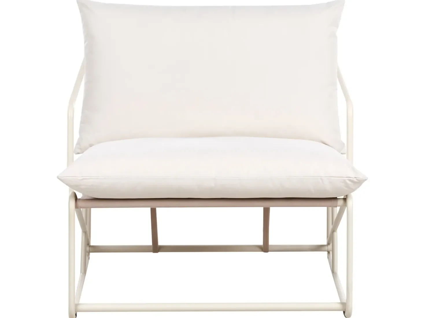 PONTE 3 personers havesofasæt Lys Beige Metal