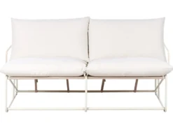 PONTE 3 personers havesofasæt Lys Beige Metal
