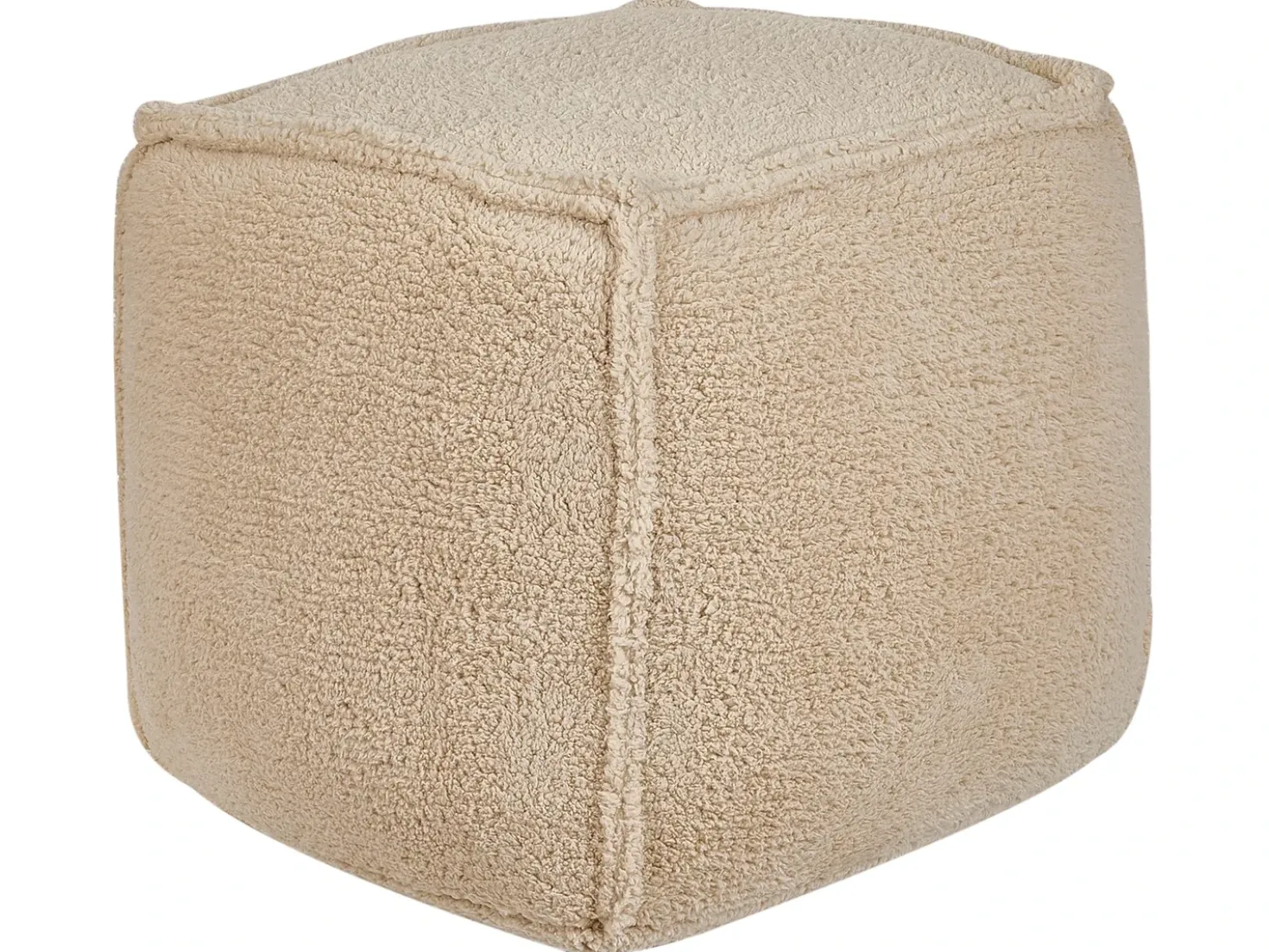 Puf ALIPUR Boucle Lysebrun